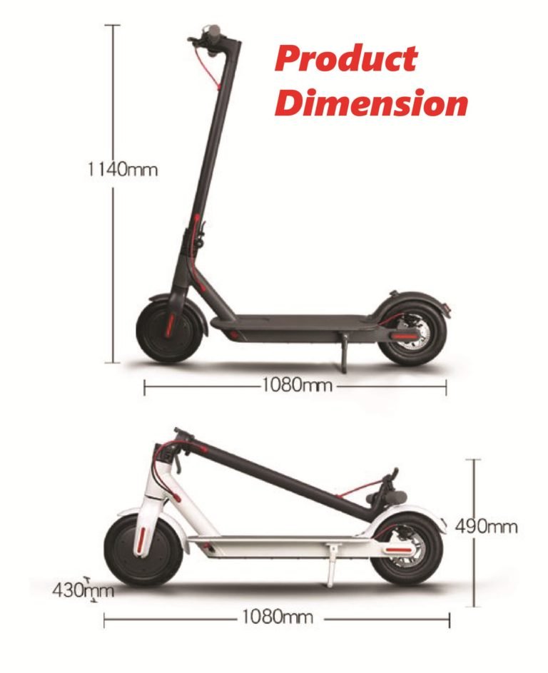 Powerful Portable 8.5 Inch Commuter Electric Scooter Os - Ebikespro 