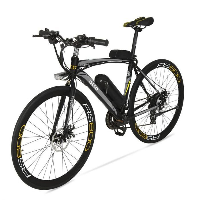 Affordable 700c Shimano 21 Speed Commuter Electric Bike RS600 OS (Grey/Yellow/Blue/Red)  eBikesPro Australia